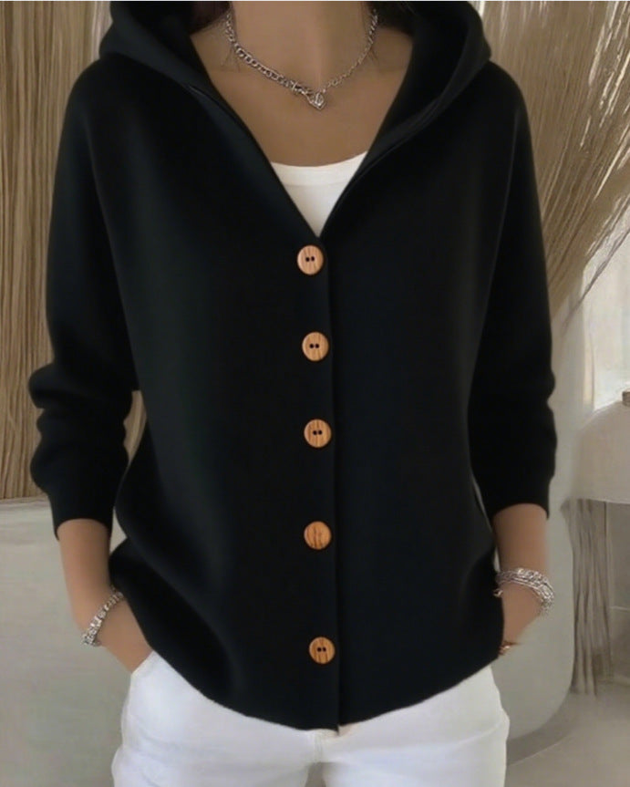 Rosanna | Giacca in Maglia con Cappuccio