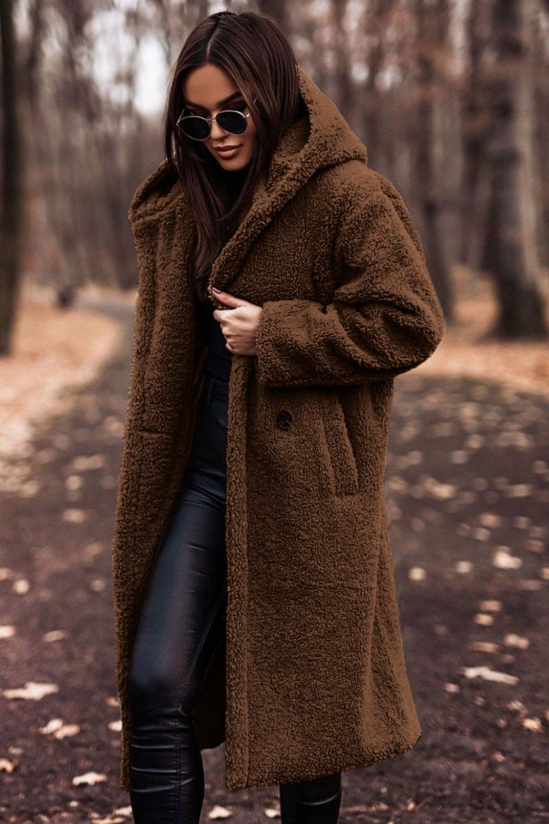 Nadia | Giacca Invernale Oversize Effetto Teddy