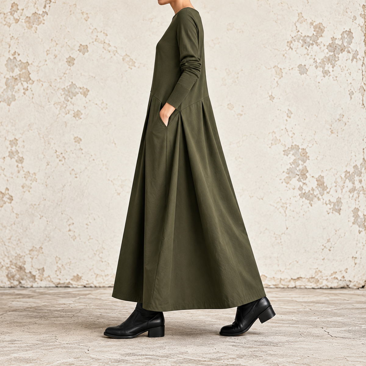Simonetta — Verde oliva, vista laterale
