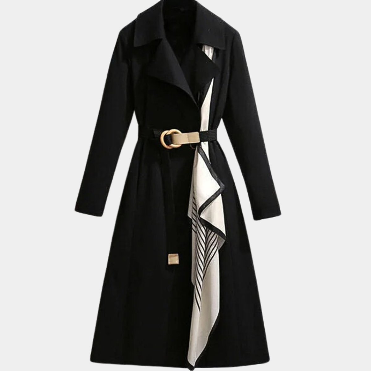 Clarice | Trench midi classico con cintura