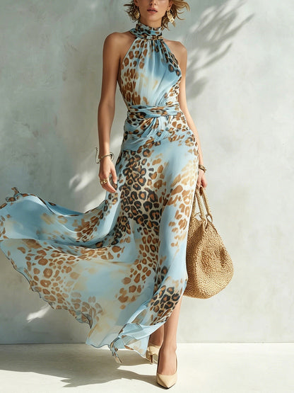 Daniela | Abito con stampa animalier