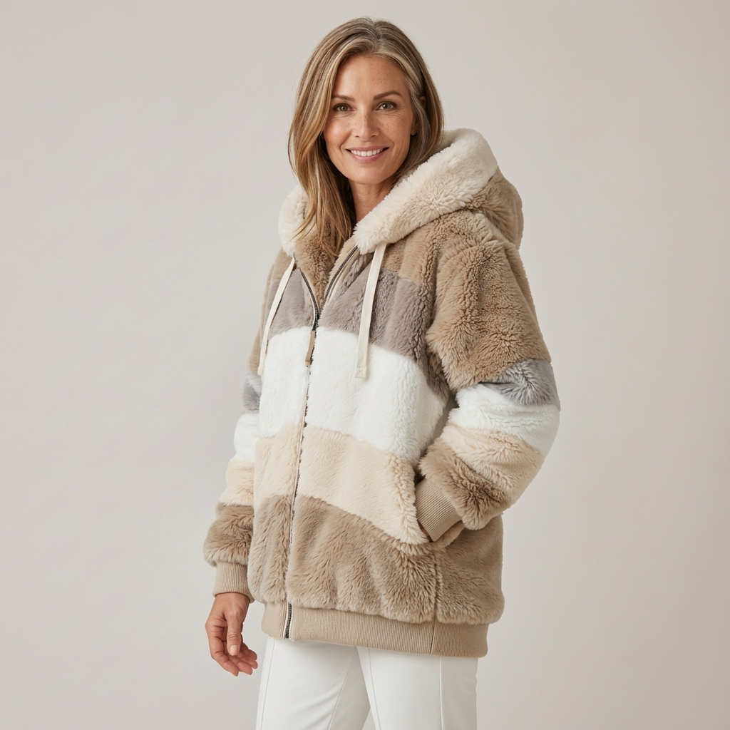 Cristina | Giacca Invernale con Cappuccio e Zip Intera