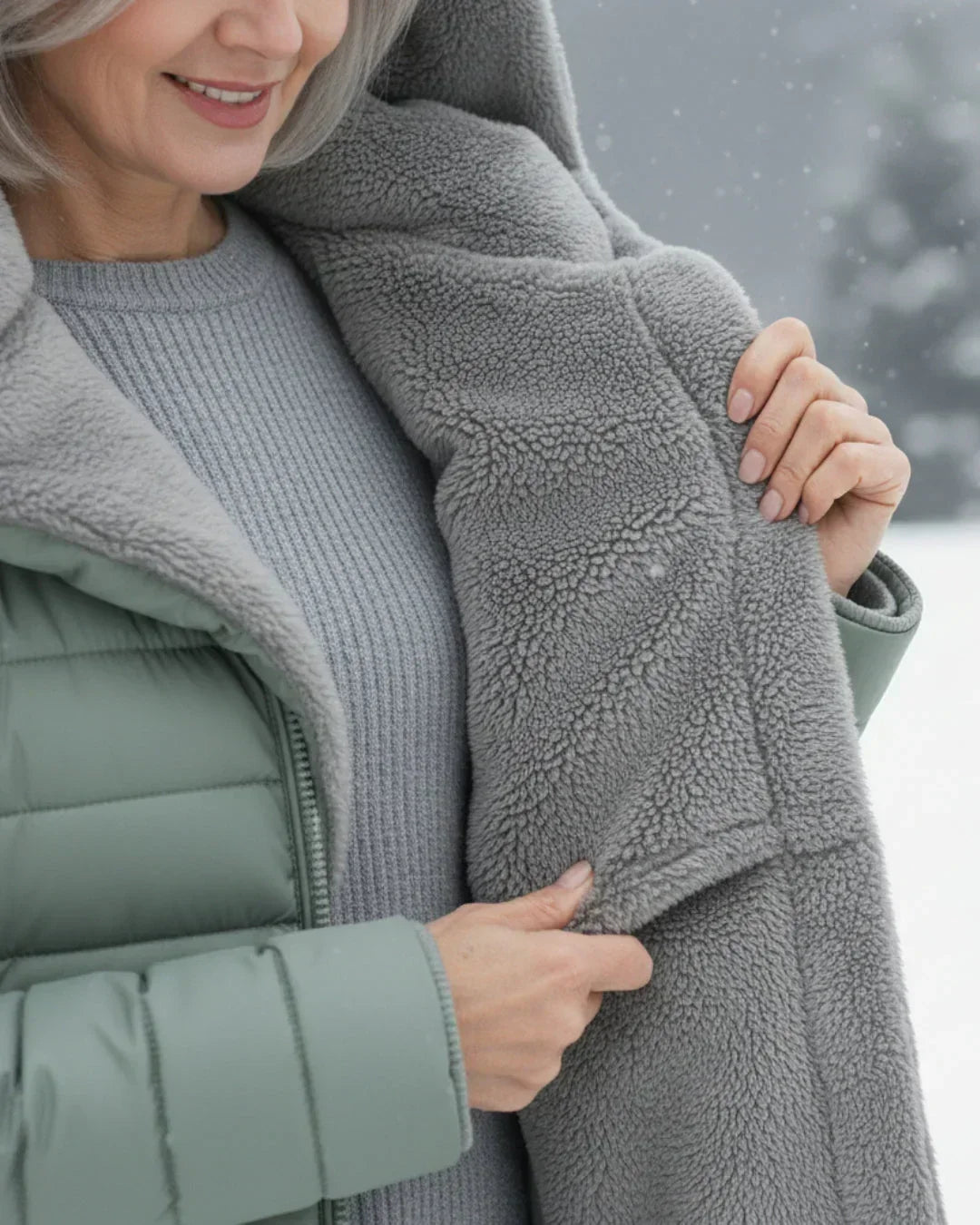 Gilda | Giacca Invernale Trapuntata con Cappuccio Removibile