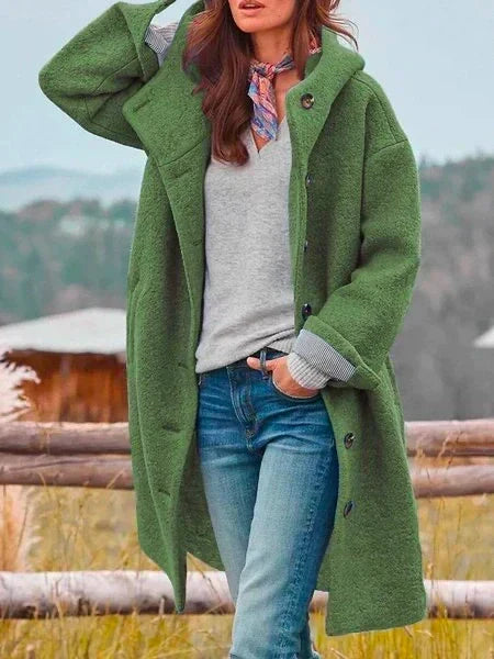 Sara | Cappotto Lungo Elegante di Mezza Stagione