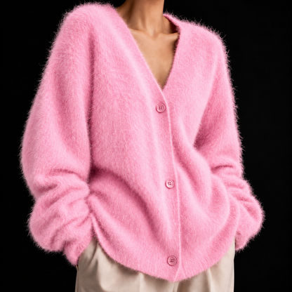 Elisa | Cardigan in Cashmere con Bottoni