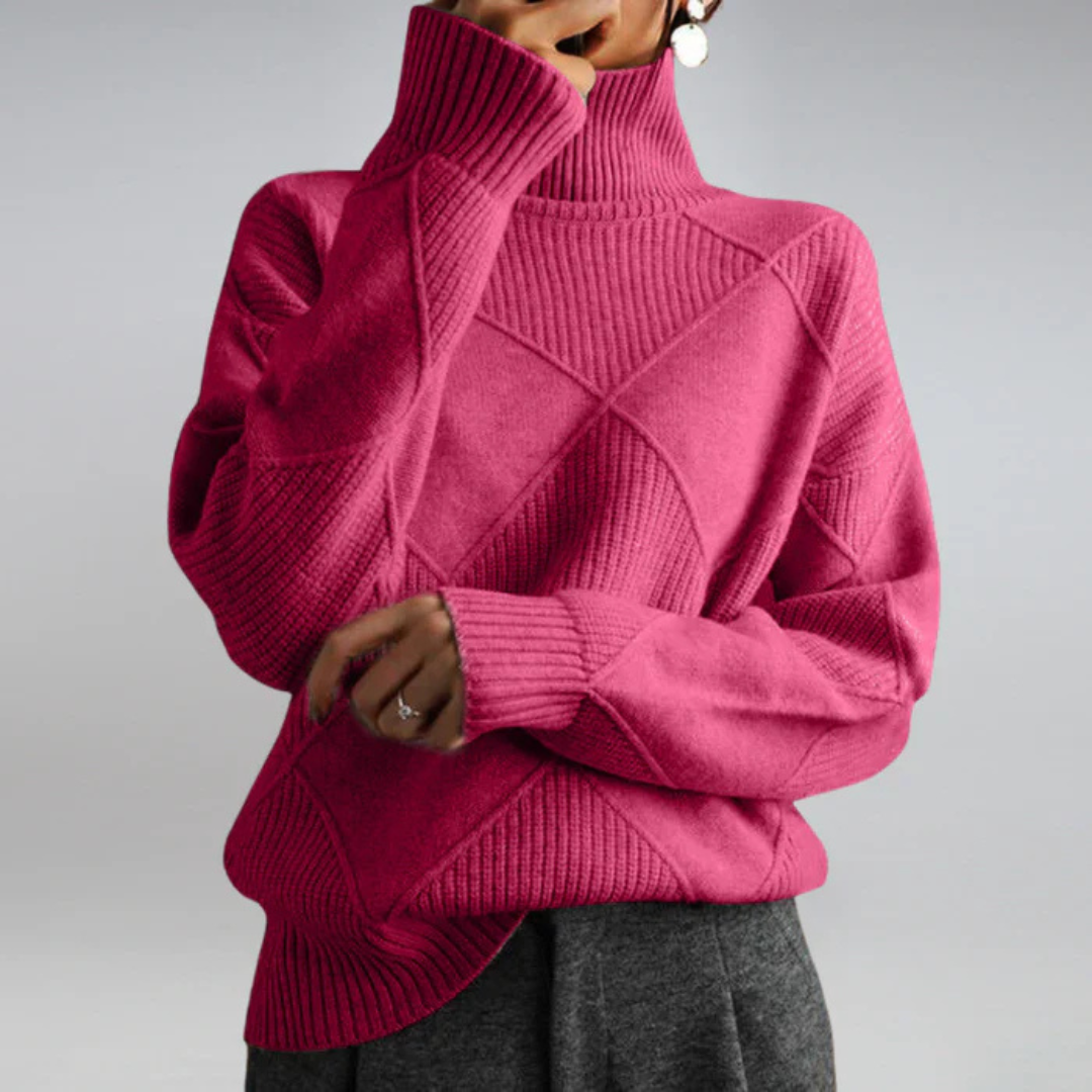 Laura | Maglione Elegante a Collo Alto