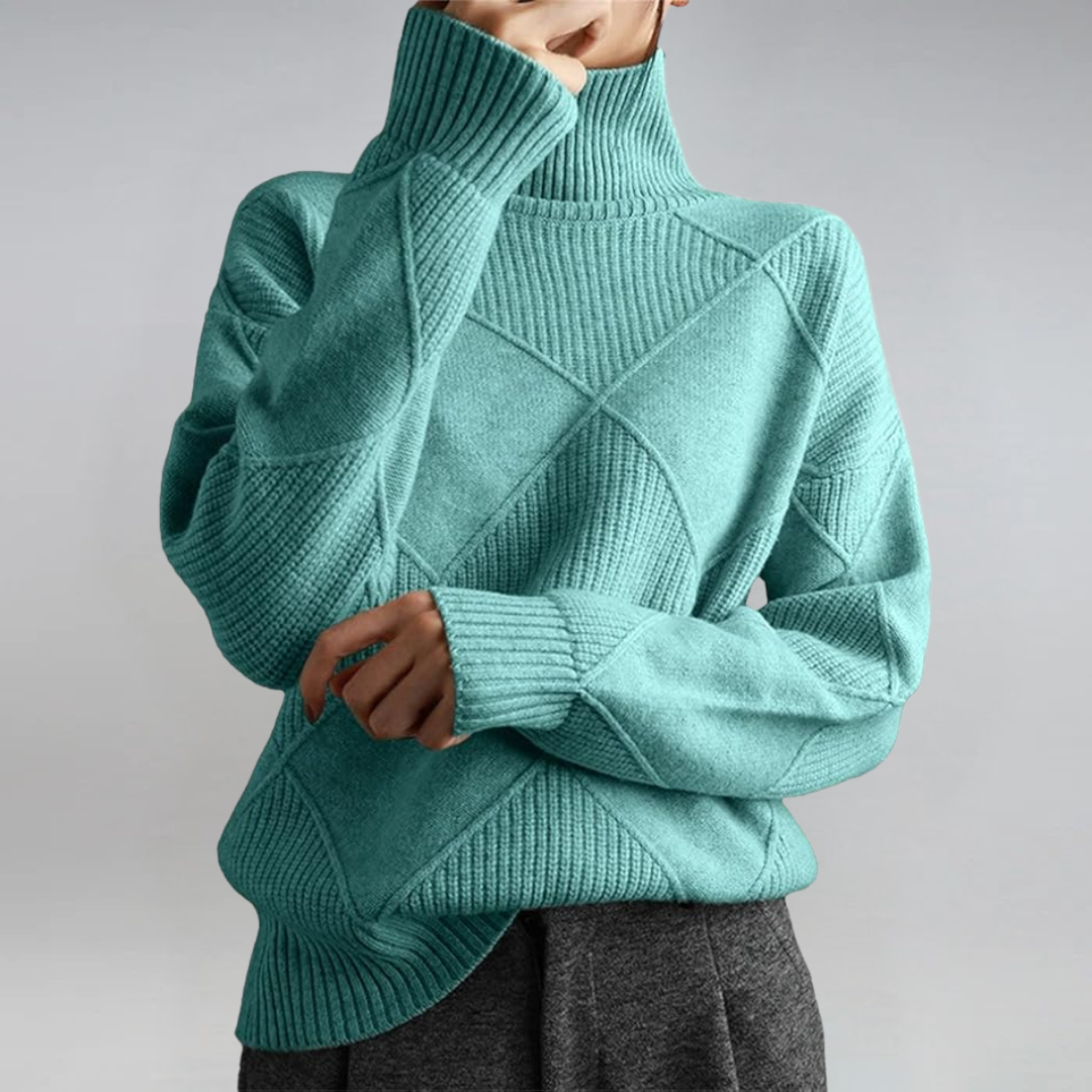Laura | Maglione Elegante a Collo Alto