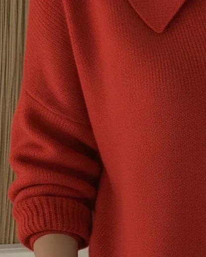 Vera | Giacca in Maglia con Collo a Camicia