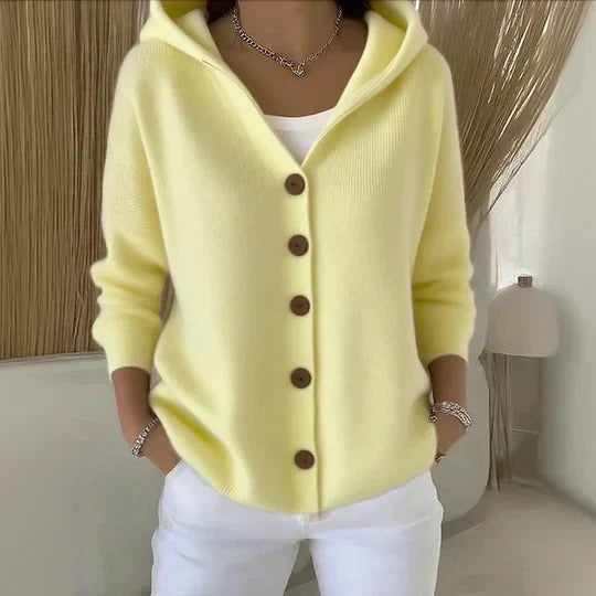 Rosanna | Giacca in Maglia con Cappuccio