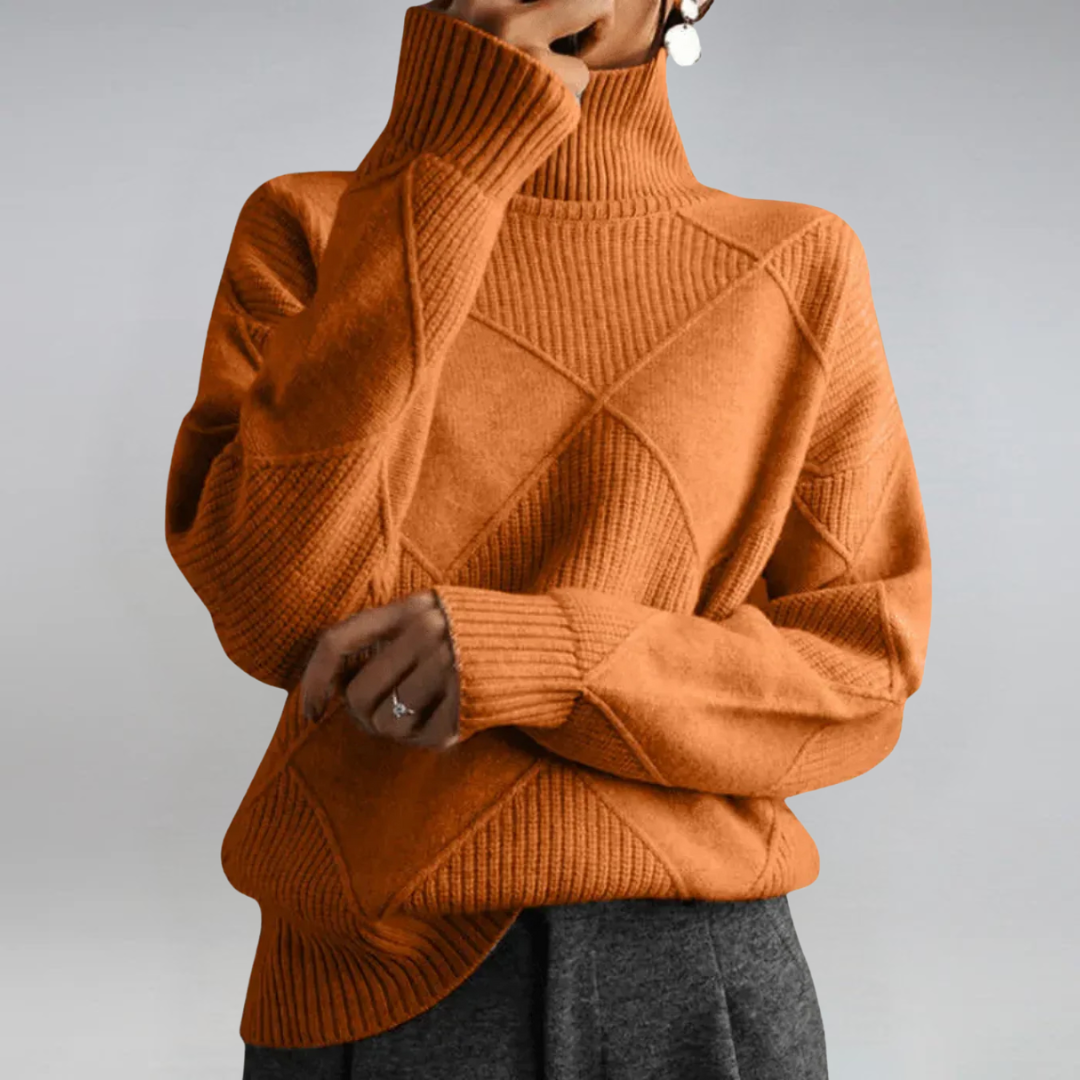 Laura | Maglione Elegante a Collo Alto