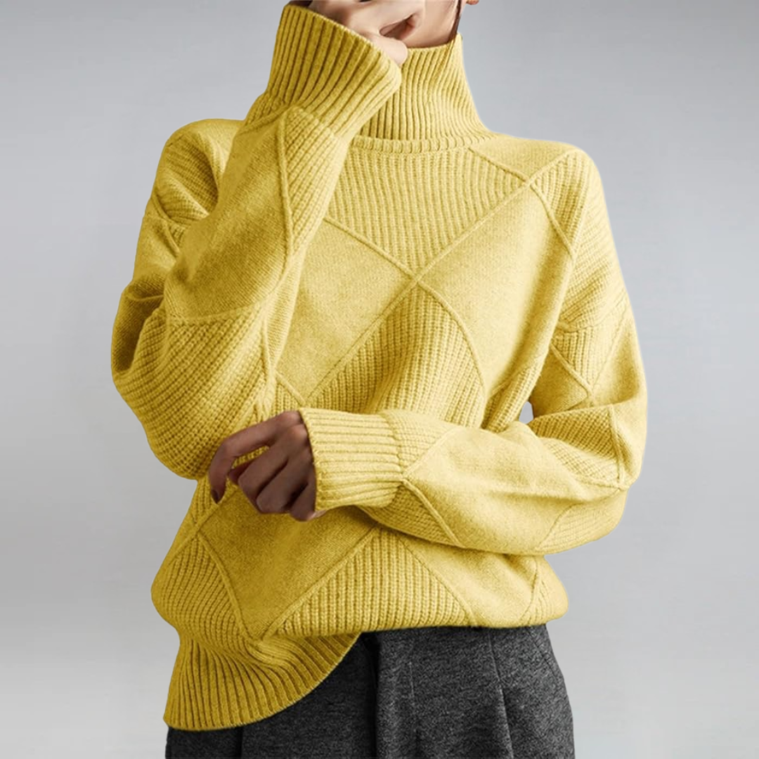 Laura | Maglione Elegante a Collo Alto