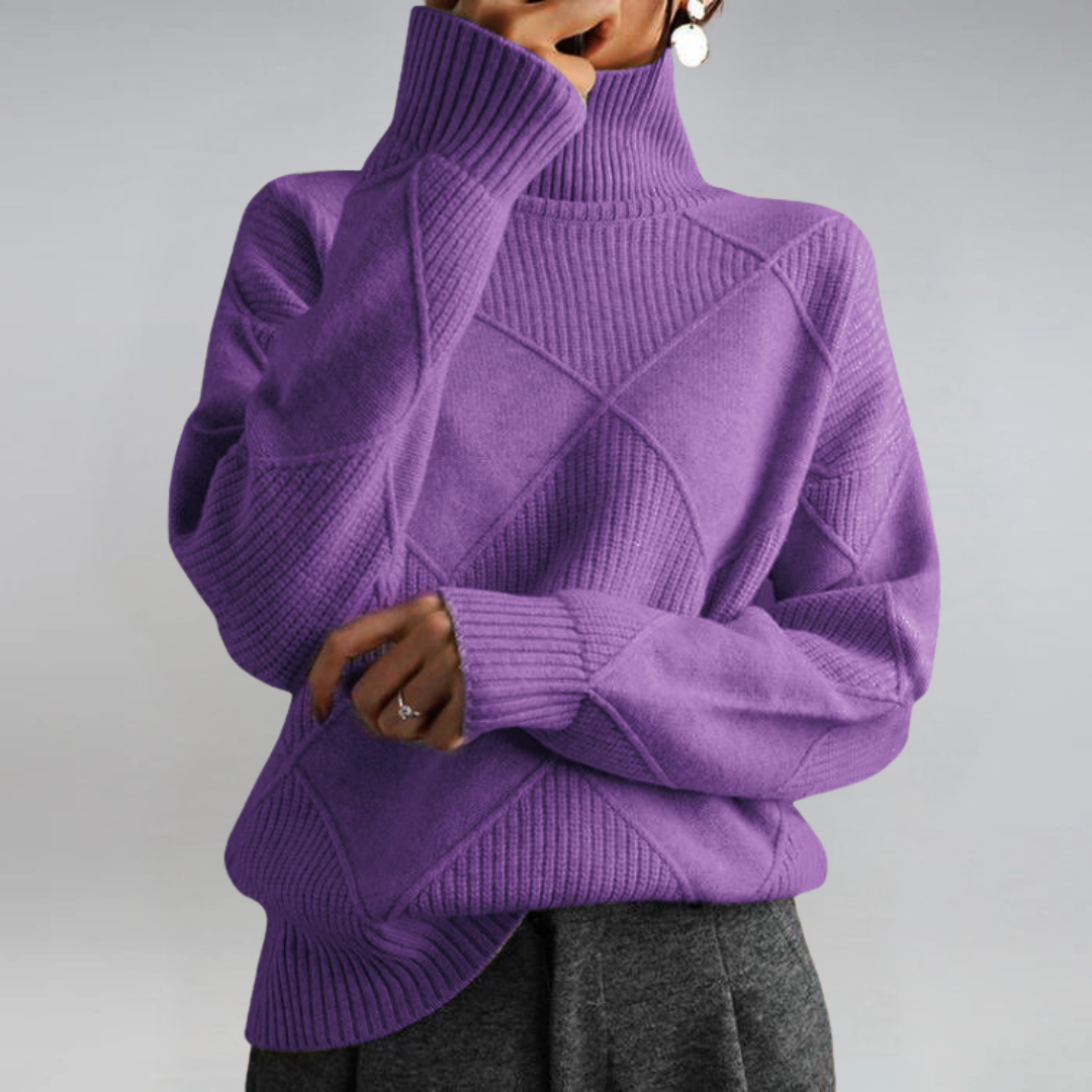Laura | Maglione Elegante a Collo Alto