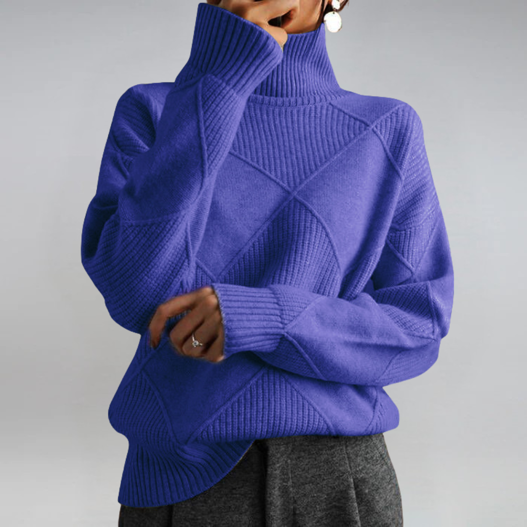 Laura | Maglione Elegante a Collo Alto