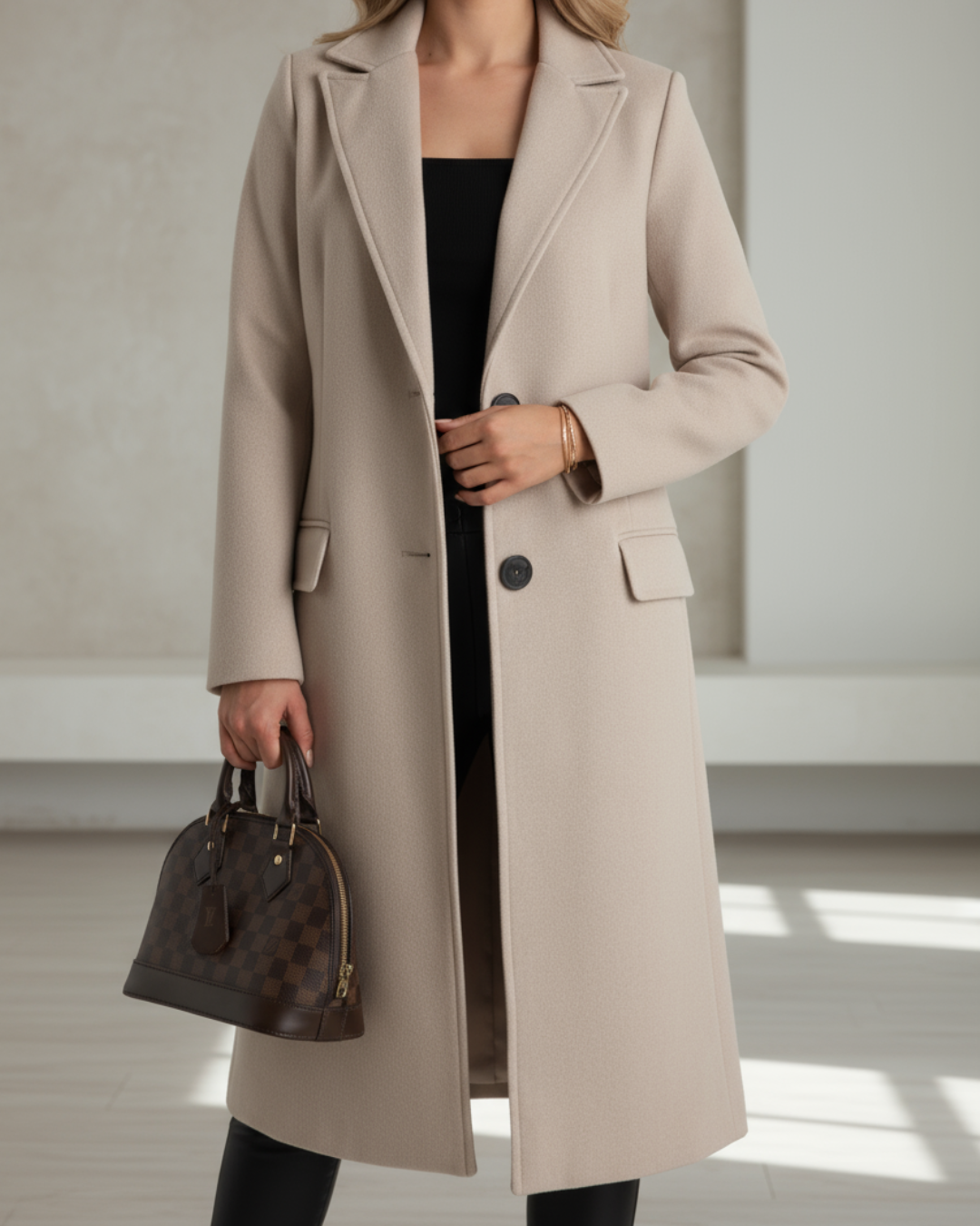 Anastasia | Cappotto Lungo Elegante Foderato