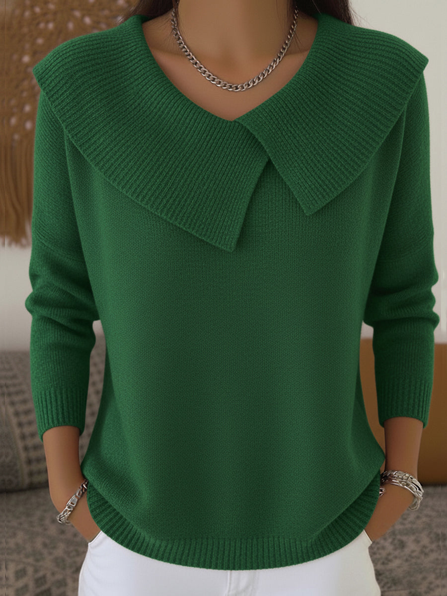 Sofia | Maglione Caldo con Collo Alto Risvoltato