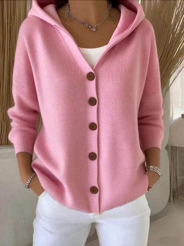 Rosanna | Giacca in Maglia con Cappuccio