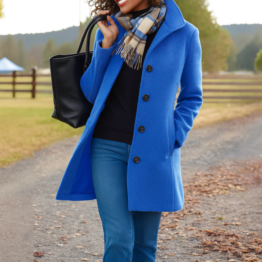 Serenna | Cappotto Heritage con Chiusura a Bottoni