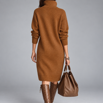 Elyon | Abito Midi con Collo a Bottoni