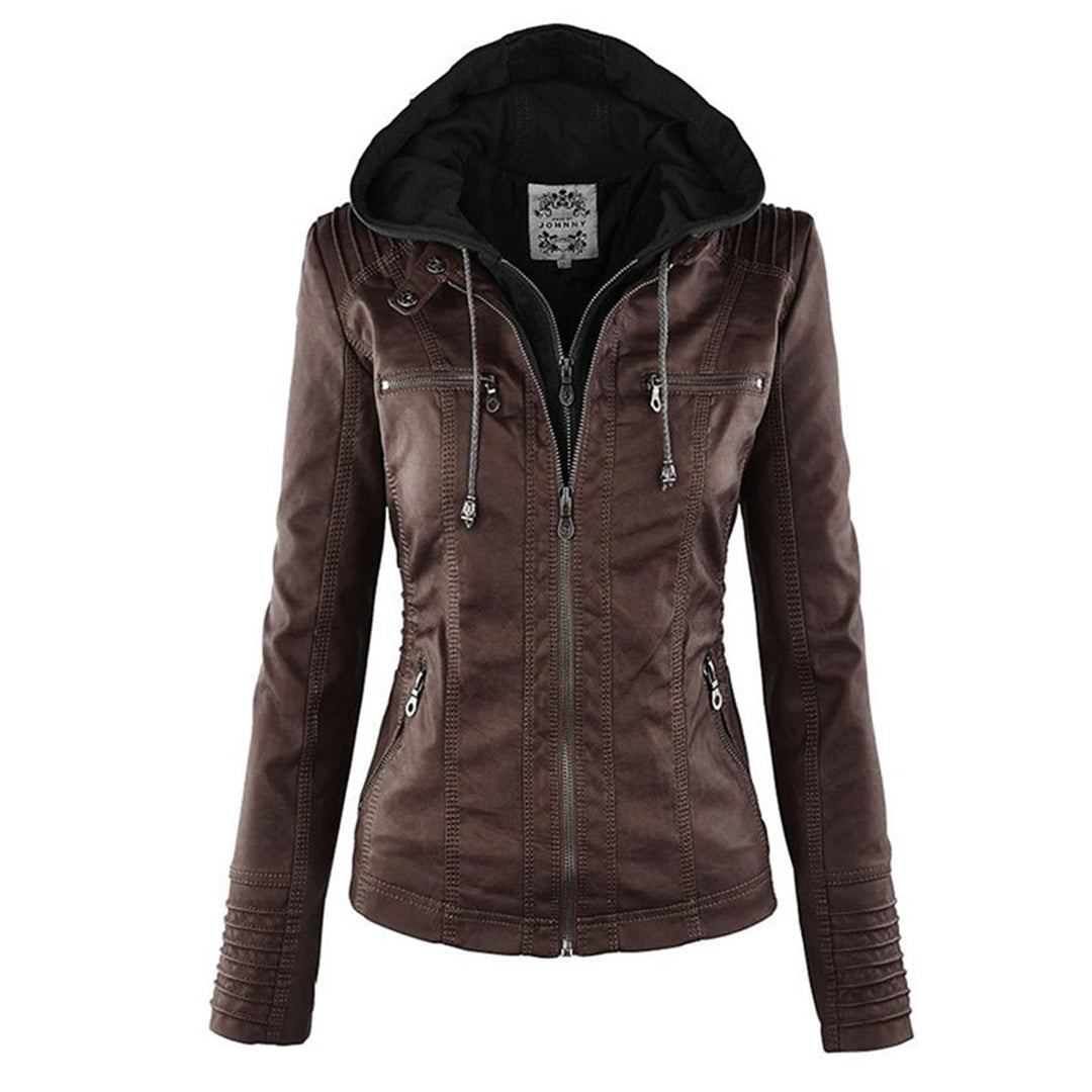Callista | Giacca biker con cappuccio