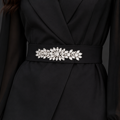 Varsavia | Tailleur con Cintura Gioiello e Pantalone Coordinato