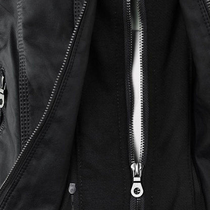 Callista | Giacca biker con cappuccio