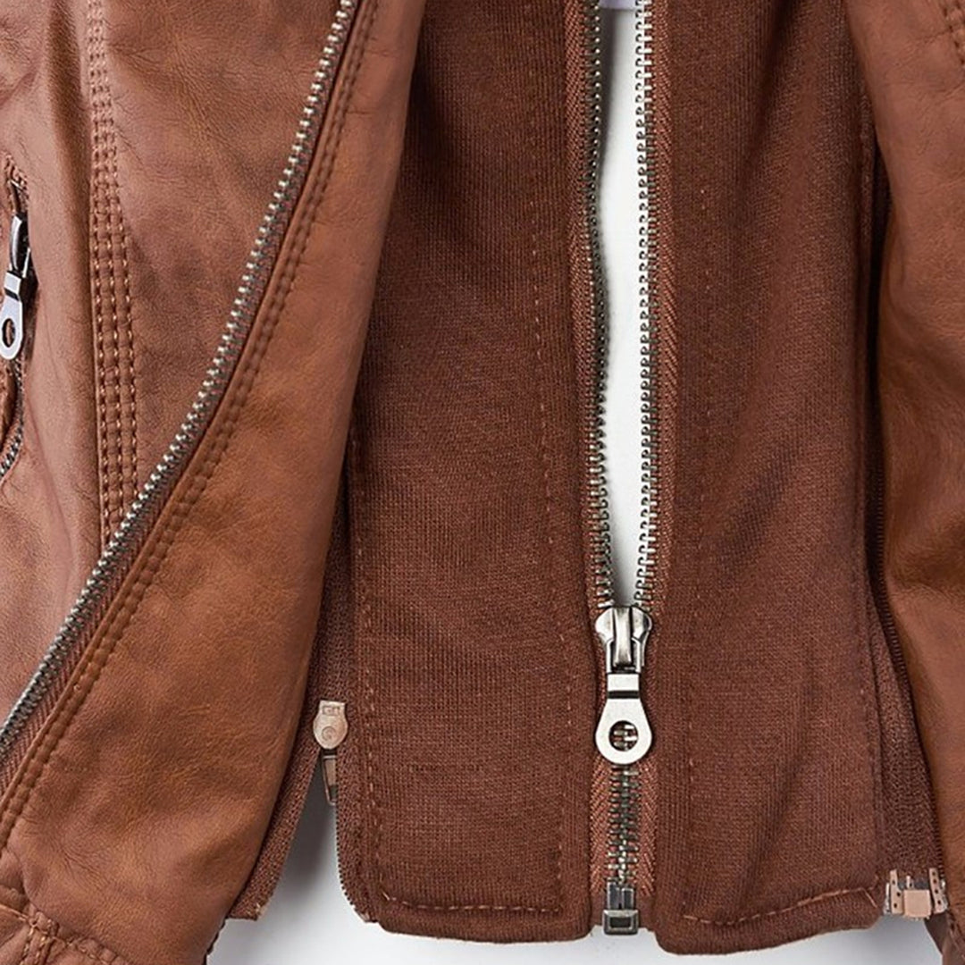 Callista | Giacca biker con cappuccio