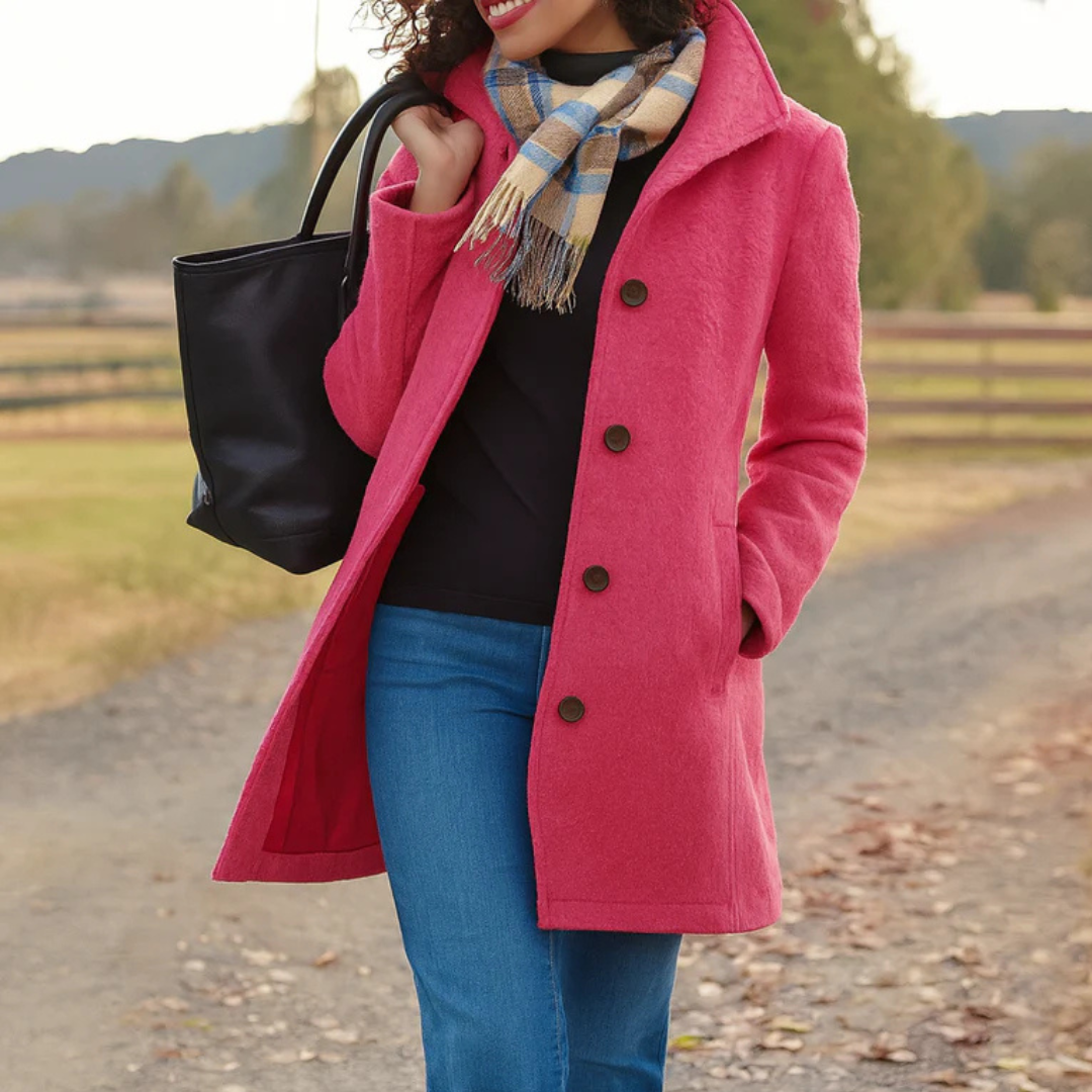 Serenna | Cappotto Heritage con Chiusura a Bottoni