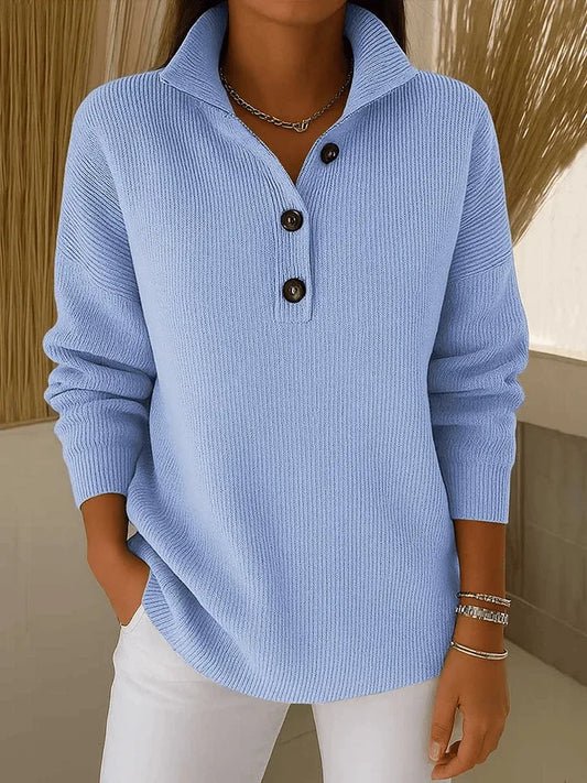 Annalisa | Maglione Polo con Scollo a V