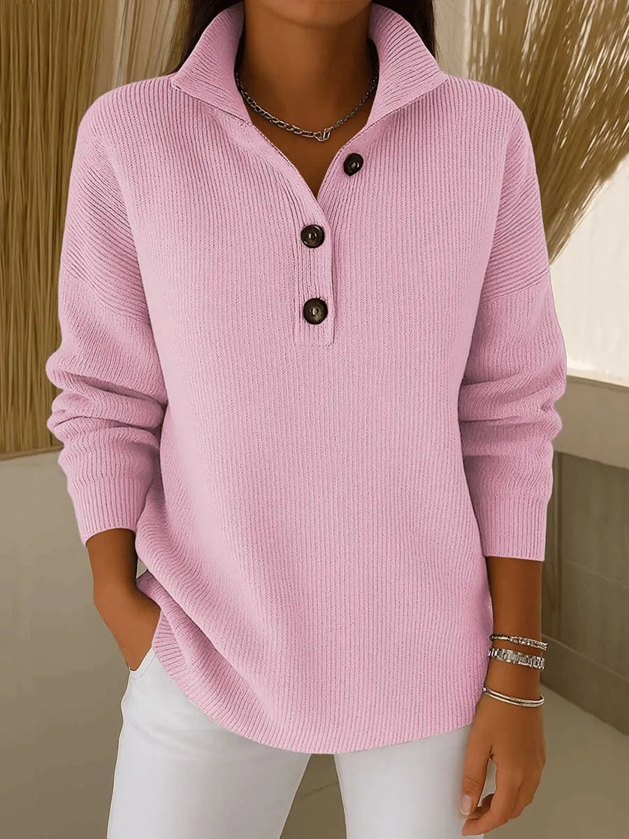 Annalisa | Maglione Polo con Scollo a V
