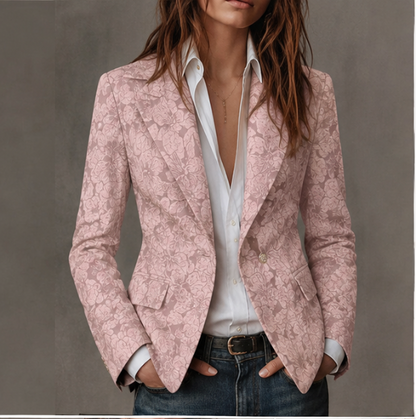 Stella | Blazer sagomato jacquard a motivo paisley