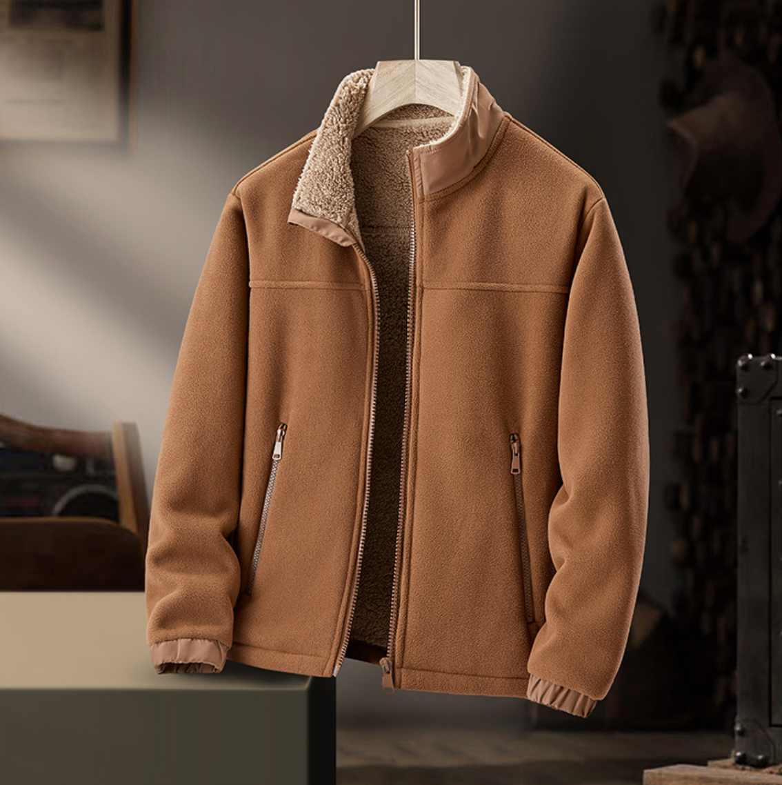 Grayson | Giacca con zip e collo morbido