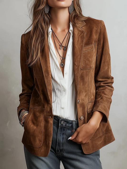 Marcella | Blazer vintage marrone