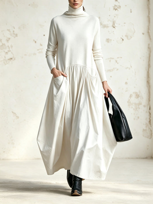 Ilaria — abito maxi Bianco