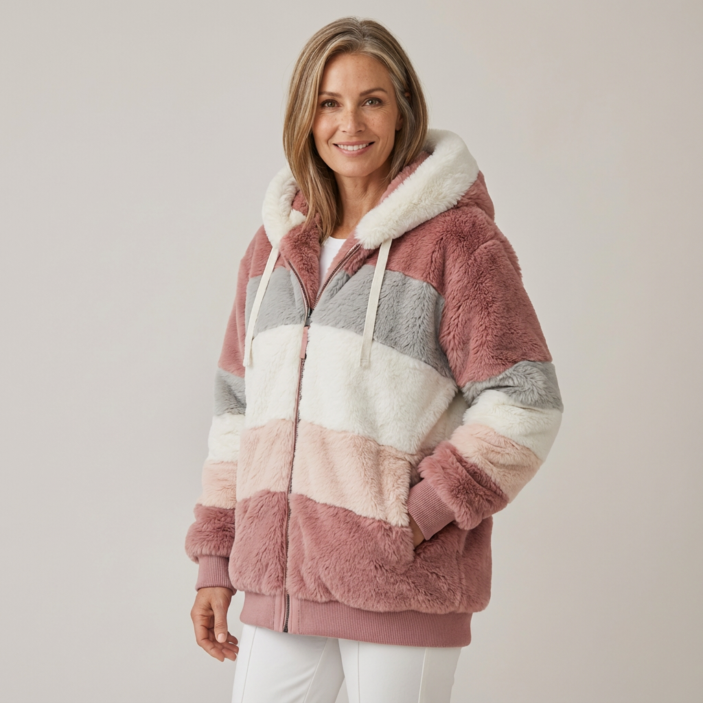 Cristina | Giacca Invernale con Cappuccio e Zip Intera