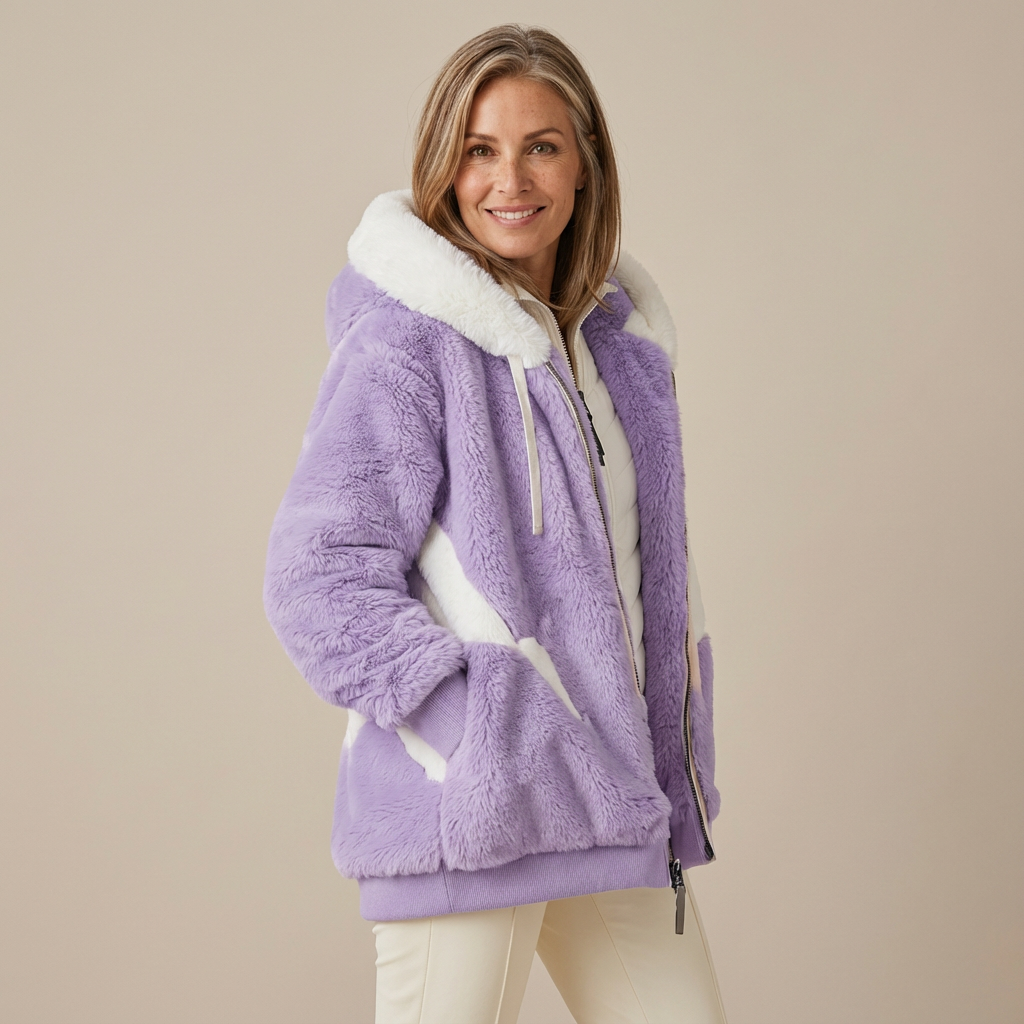 Cristina | Giacca Invernale con Cappuccio e Zip Intera