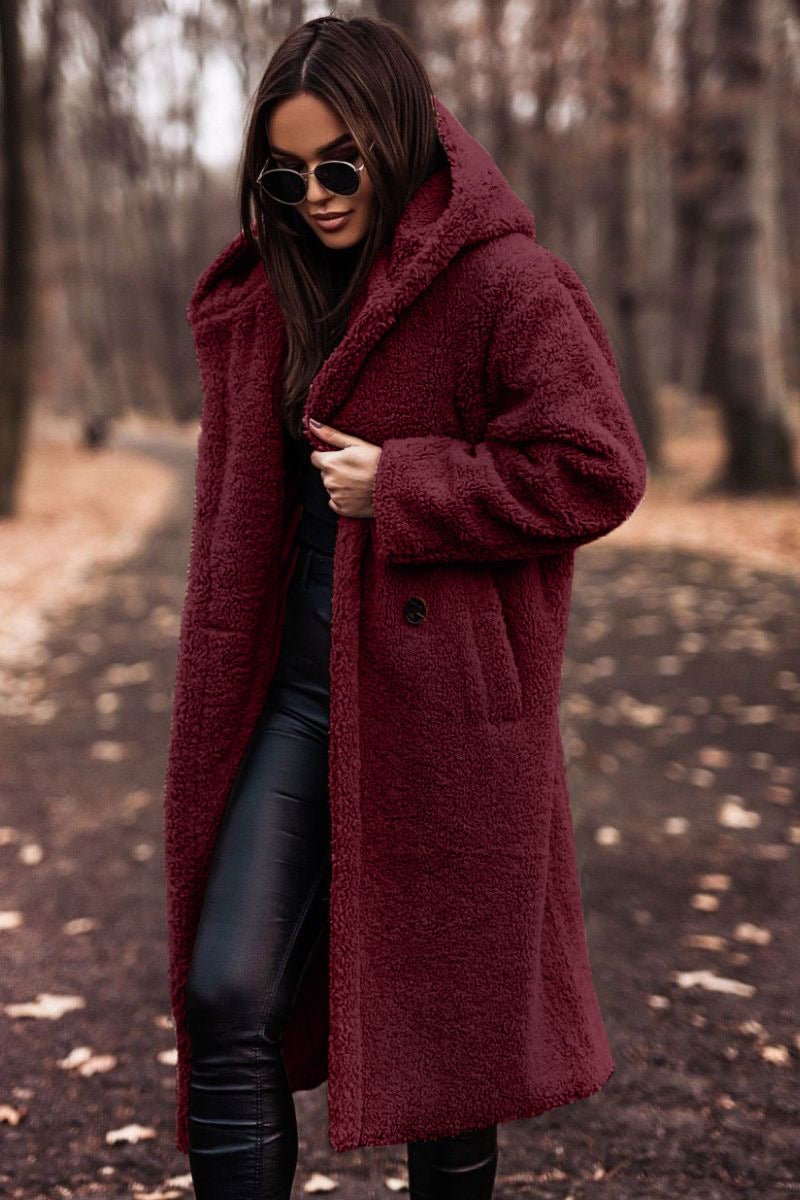 Nadia | Giacca Invernale Oversize Effetto Teddy