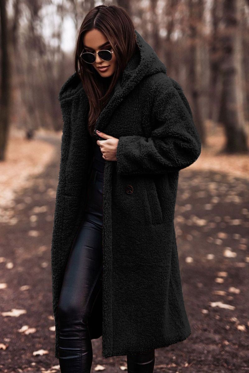 Nadia | Giacca Invernale Oversize Effetto Teddy