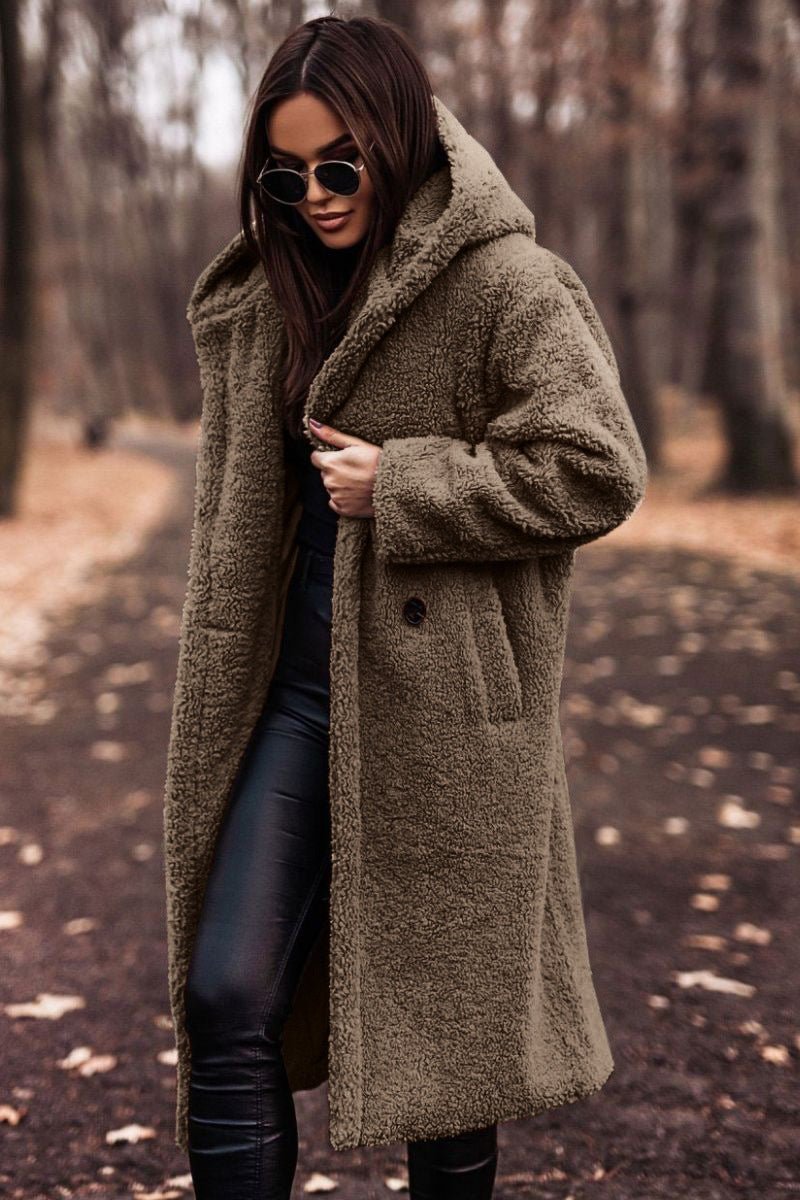 Nadia | Giacca Invernale Oversize Effetto Teddy