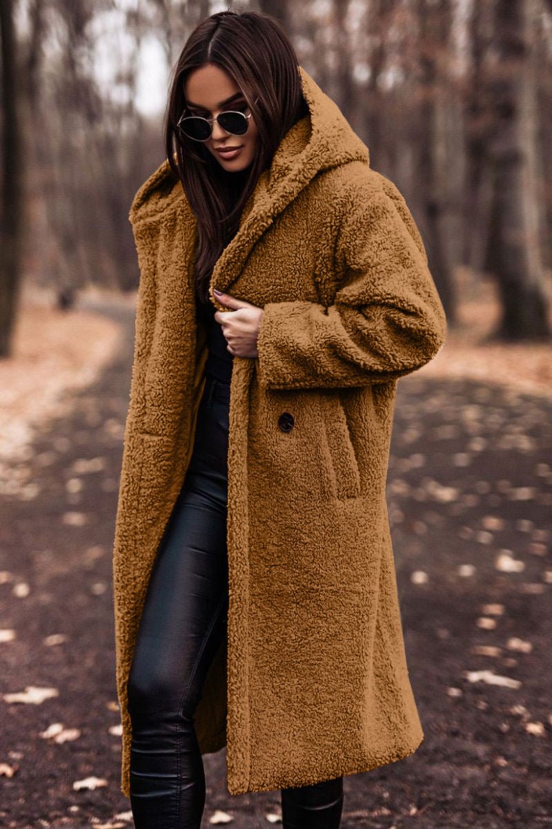 Nadia | Giacca Invernale Oversize Effetto Teddy