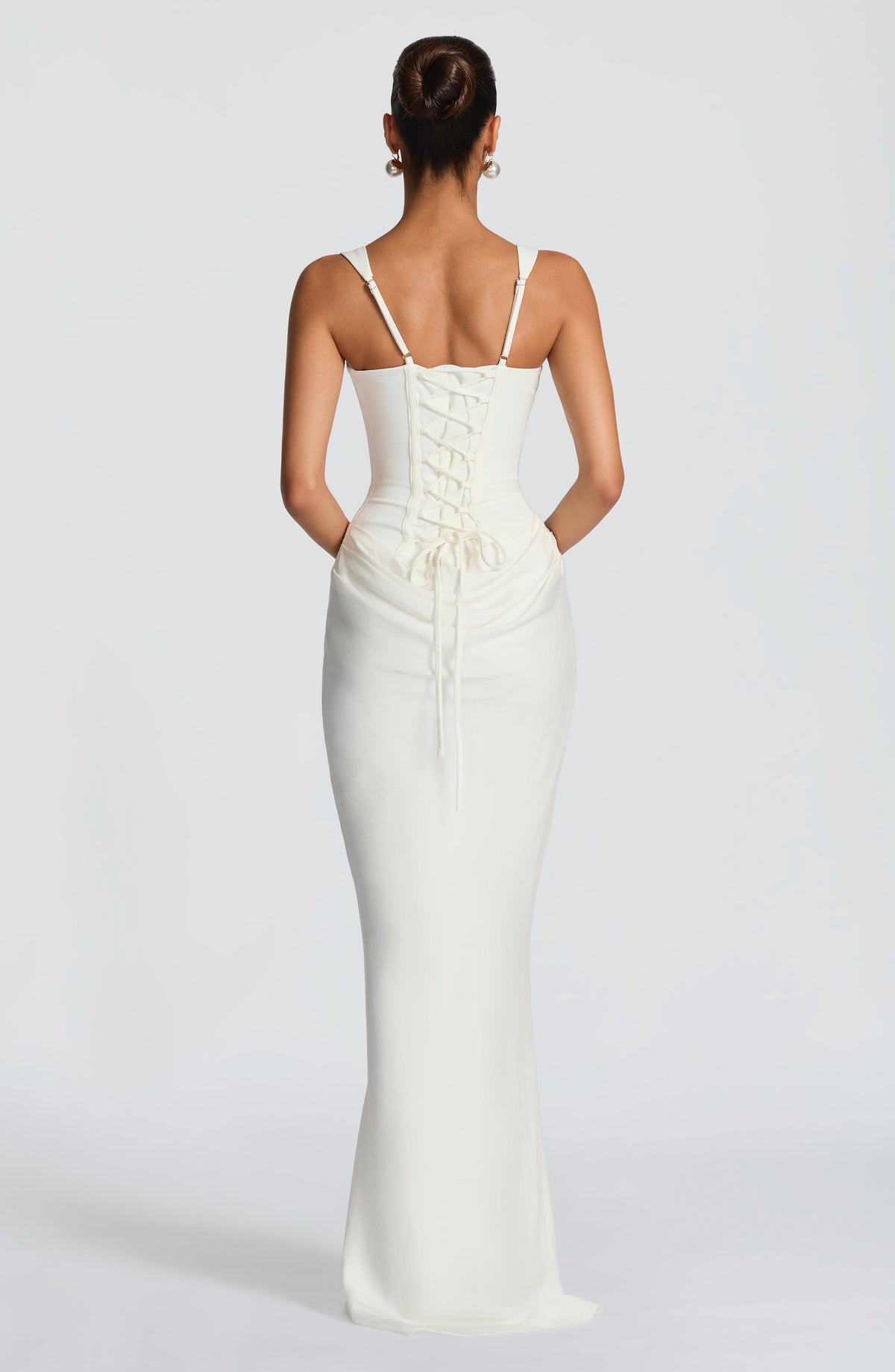 Elisabetta | Maxikleid mit eckigem Ausschnitt