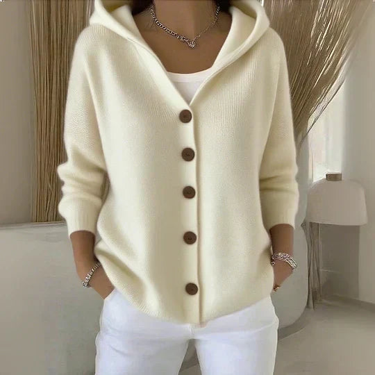 Rosanna | Giacca in Maglia con Cappuccio