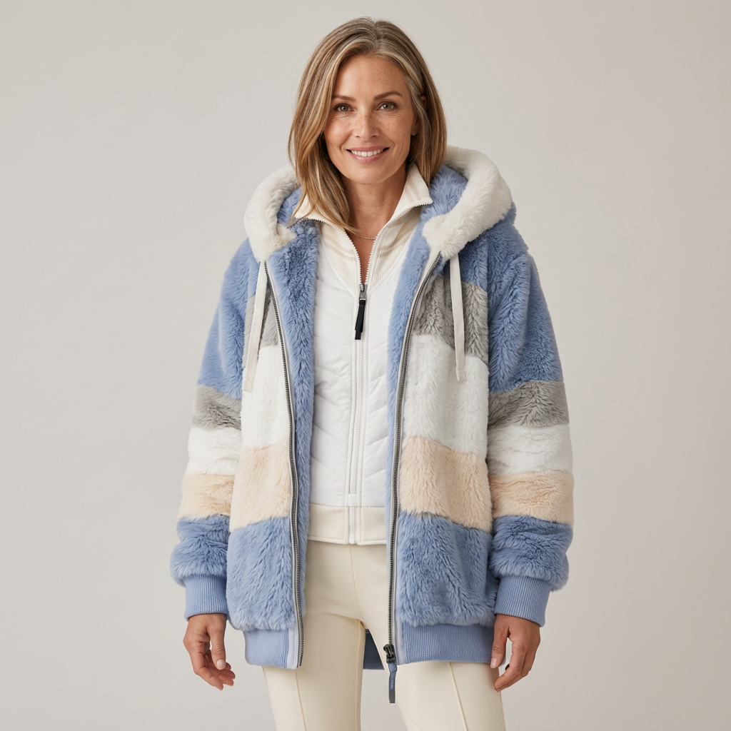 Cristina | Giacca Invernale con Cappuccio e Zip Intera
