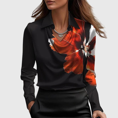 Eloisa | Blusa Plissettata con Riflesso Satinato