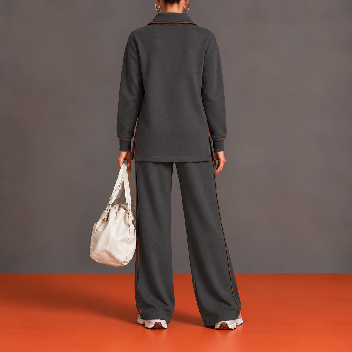 Delfina — Grigio antracite — vista posteriore