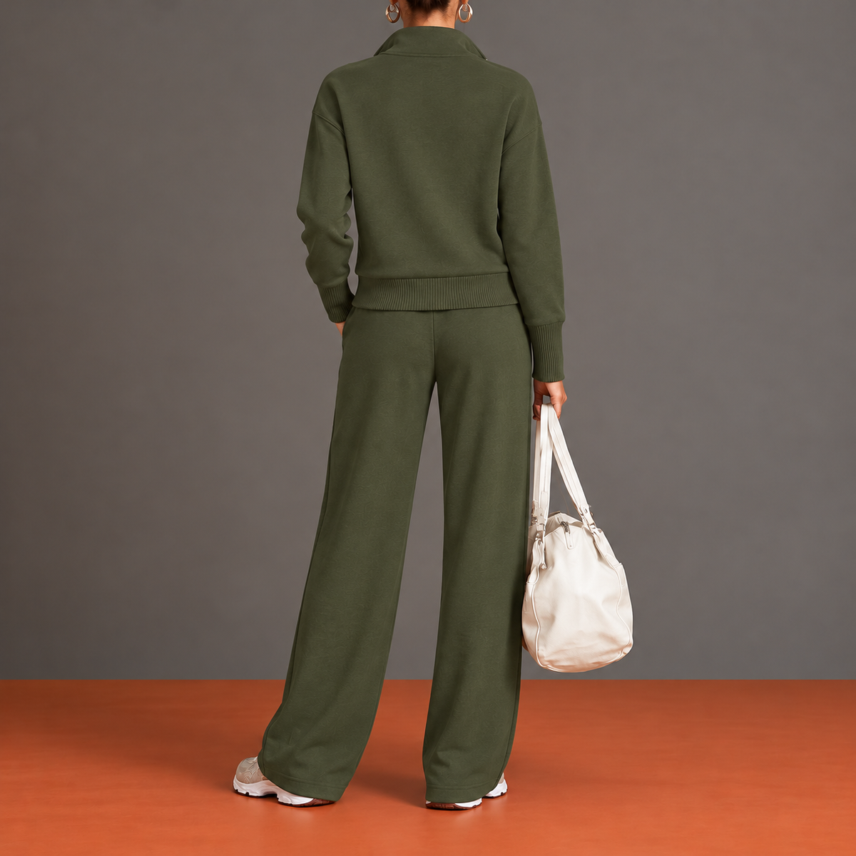 Evelina — Verde oliva — vista posteriore
