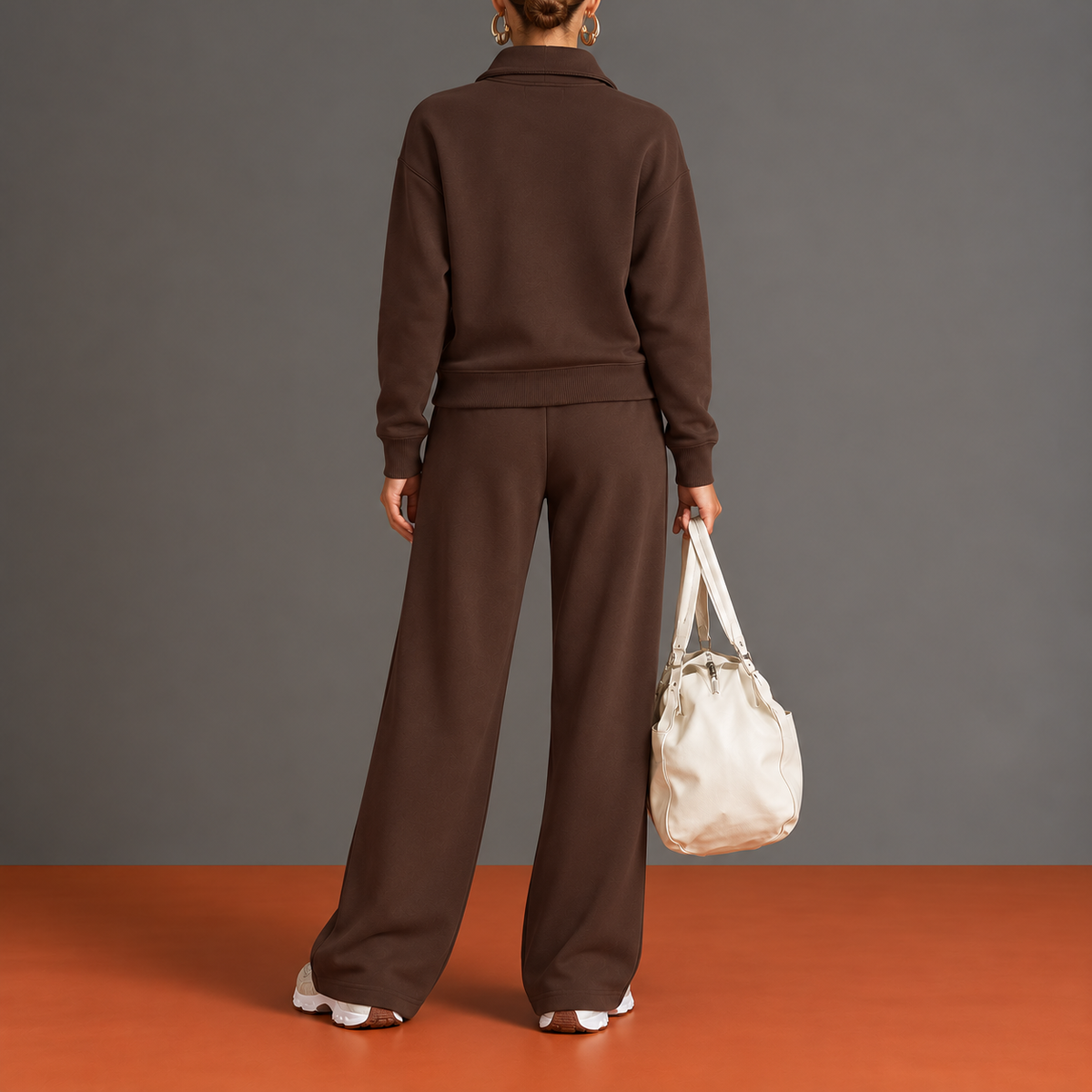 Nerissa — Marrone — vista posteriore
