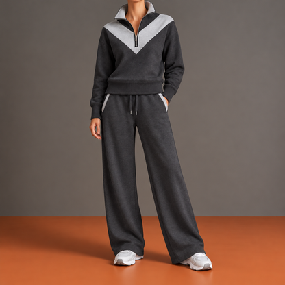 Diamante — completo grigio antracite, vista frontale.