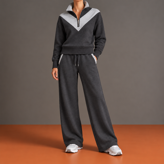 Diamante — completo grigio antracite, vista frontale.
