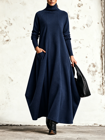 Viola — abito maxi Blu navy