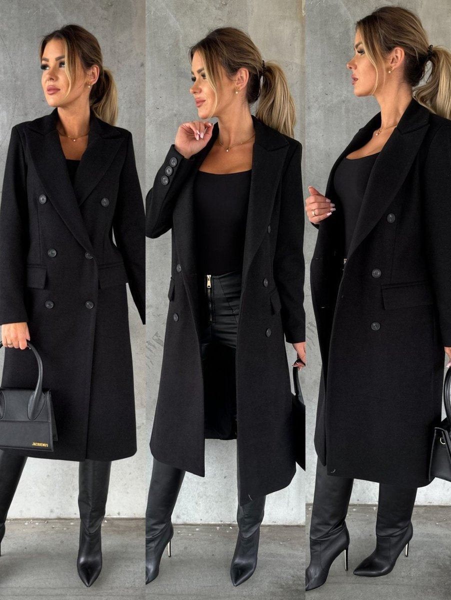 Emeline | Cappotto lungo doppiopetto
